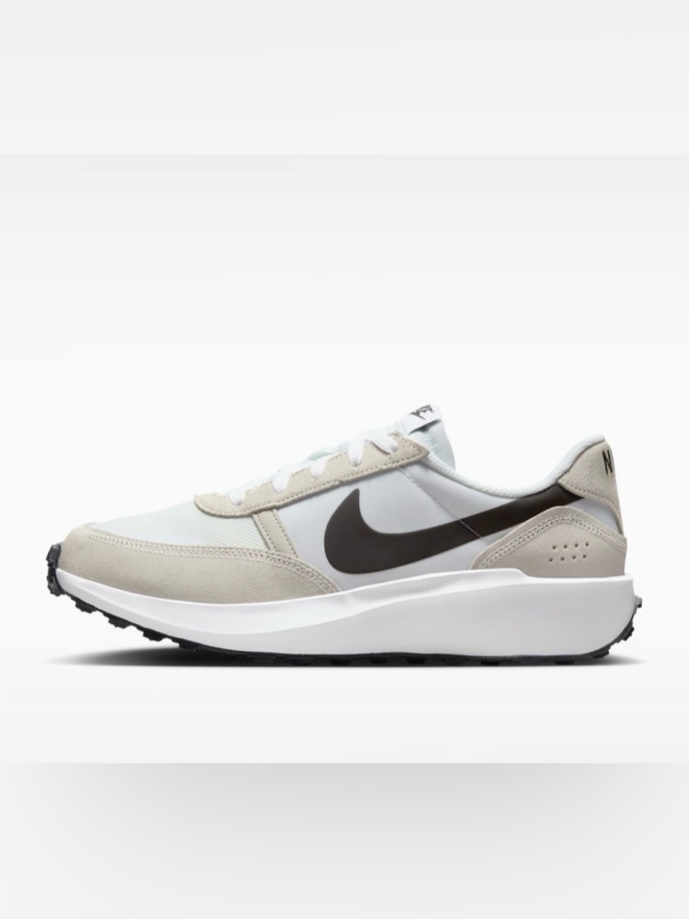 Men’s Nike Waffle Nav White, Beige & Black size 12